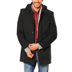 PLT7641 Dewberry Overcoat // Black (S)