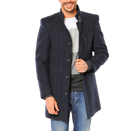 PLT8215 Dewberry Overcoat // Dark Blue (S)