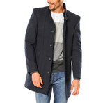 PLT8215 Dewberry Overcoat // Dark Blue (S)