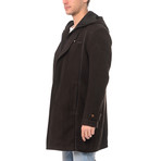 PLT8220 Dewberry Overcoat // Diagonal Brown (S)