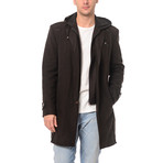 PLT8220 Dewberry Overcoat // Diagonal Brown (S)