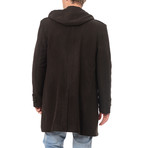 PLT8220 Dewberry Overcoat // Diagonal Brown (S)