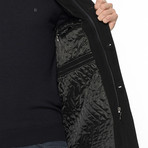 PLT8300 Dewberry Overcoat // Black (S)