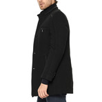 PLT8300 Dewberry Overcoat // Black (S)