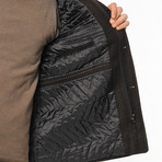 PLT8304 Dewberry Overcoat // Patterned Brown (S)