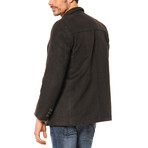 PLT8304 Dewberry Overcoat // Patterned Brown (S)