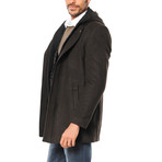 PLT8305 Dewberry Overcoat // Patterned Brown (S)