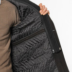 PLT8305 Dewberry Overcoat // Patterned Brown (S)