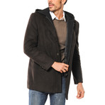 PLT8305 Dewberry Overcoat // Patterned Brown (S)