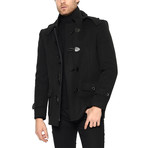PLT8310 Overcoat // Black (XL)