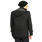 PLT8310 Overcoat // Patterned Black (L)