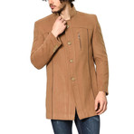 PLT8311 Dewberry Overcoat // Camel (S)