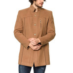 PLT8311 Dewberry Overcoat // Camel (S)