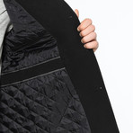 PLT8320 Dewberry Overcoat // Black (S)