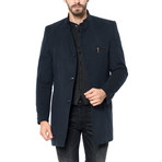 PLT8322 Overcoat // Dark Blue (XL)