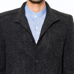 PLT7229 Dewberry Overcoat // Black Anthracite (S)