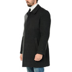 PLT8219 Dewberry Overcoat // Anthracite (XL)