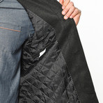 PLT8219 Dewberry Overcoat // Herringbone Anthracite (S)