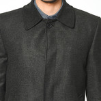 PLT8219 Dewberry Overcoat // Herringbone Anthracite (S)