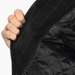 PLT8219 Dewberry Overcoat // Checked (S)