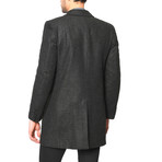 PLT8219 Dewberry Overcoat // Herringbone Anthracite (S)