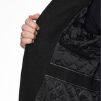 PLT8324 Dewberry Overcoat // Patterned Anthracite (S)