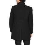 PLT8324 Dewberry Overcoat // Patterned Anthracite (S)