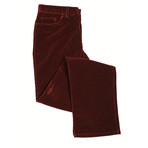 Corduroy Jean Style Pants // Reddish Brown (42)