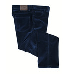 Corduroy Jean Style Pants // Blue (28WX32L)