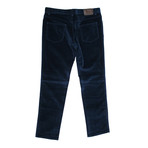 Corduroy Jean Style Pants // Blue (28WX32L)