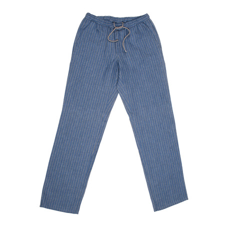 Casual Draw String Pants // Blue (28)