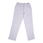 Luxurious Casual Draw String Pants // White (28)