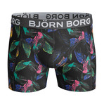 Boxer Shorts // Set Of 2 // Vibrant Leaves + Soft Green (L)