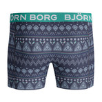 Boxer Shorts // Set Of 2 // Super Shade + Etno Stripe (M)