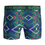 Boxer Shorts // Set Of 2 // Triangles + Fuschia (XL)