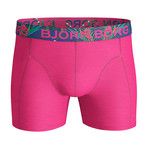 Boxer Shorts // Set Of 2 // Triangles + Fuschia (L)