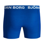 Solid Boxer Shorts // Set Of 2 // Cobalt + Navy (M)