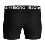 Solid Boxer Shorts // Set Of 2 // Black (M)