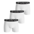 Essential Solids Boxer Shorts // Set Of 3 // White (S)