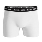 Essential Solids Boxer Shorts // Set Of 3 // White (M)