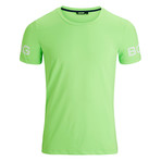 Solid Crew Tee // Lime (M)