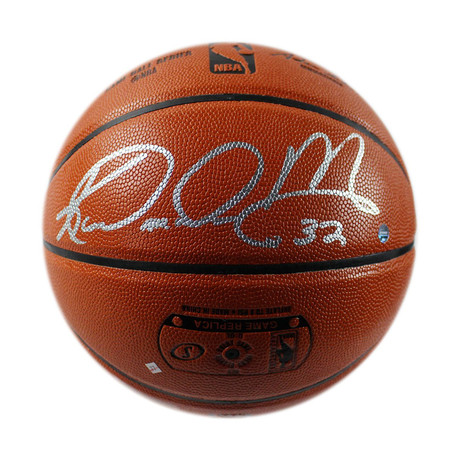 Karl Malone Signed Spalding NBA Basketball