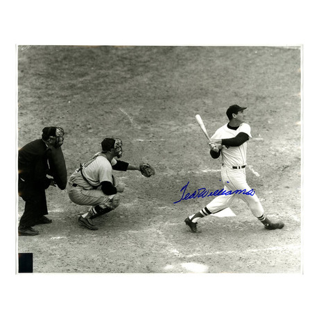 Ted Williams Signed Photo