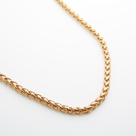 Gold Basket Weave Chain