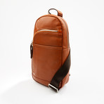 Leather Campus Day Pack // Cognac