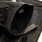 Premium Lambskin Leather Classic Gloves // Black (L)
