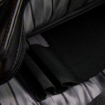 Cashmere Napa Leather Travel Bag + Wrist Strap // Black