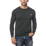 Crewneck Sweater // Military Green (L)