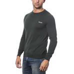 Crewneck Sweater // Military Green (L)