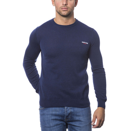 Crewneck Sweater // Heather Navy (XXS)
